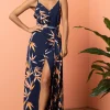 Sookie Slip Dress In Bamboo Print