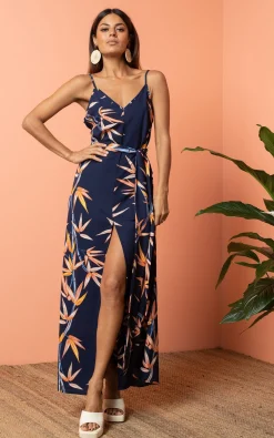 Sookie Slip Dress In Bamboo Print