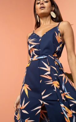 Sookie Slip Dress In Bamboo Print