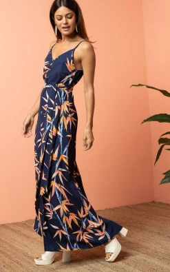 Sookie Slip Dress In Bamboo Print