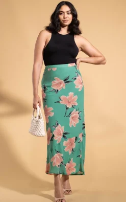 Sophie Skirt In Sage Base Tulip