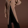Taylor Longline Cardigan In Mocha
