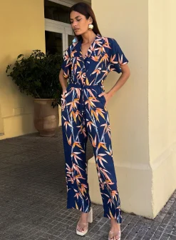 Zeta Jumpsuit In Bamboo