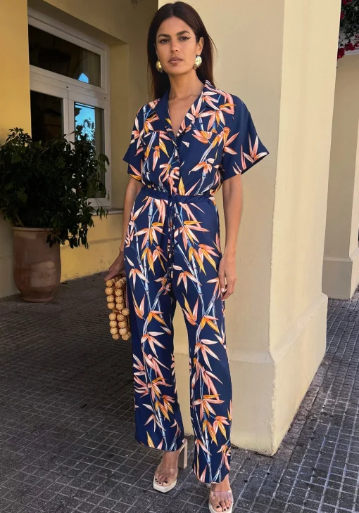 Zeta Jumpsuit In Bamboo