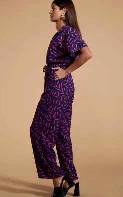 Zeta Jumpsuit In Chilli Pepper