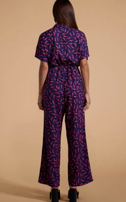 Zeta Jumpsuit In Chilli Pepper
