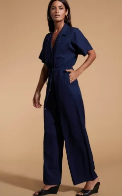 Zeta Jumpsuit In Navy