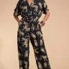 Zeta Jumpsuit In Roaming Leopards
